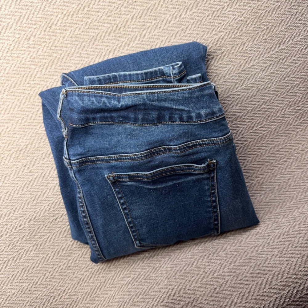Maurices High Rise Jeggings M-R Blue Cotton Blend Denim Stretch Skinny Jeans